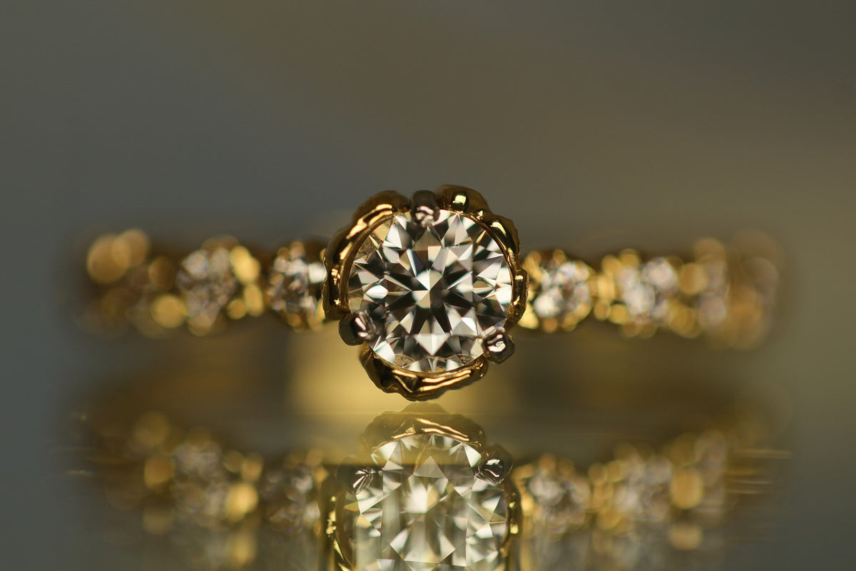 クアラントット　Fiore K18 ダイヤ リング クアラントットFiore ダイヤ リング