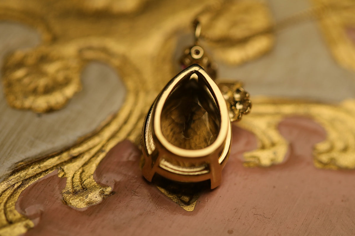 クアラントット　Odore dolce k18アメトリン　ネックレスチャーム Odore dolce – quarantotto