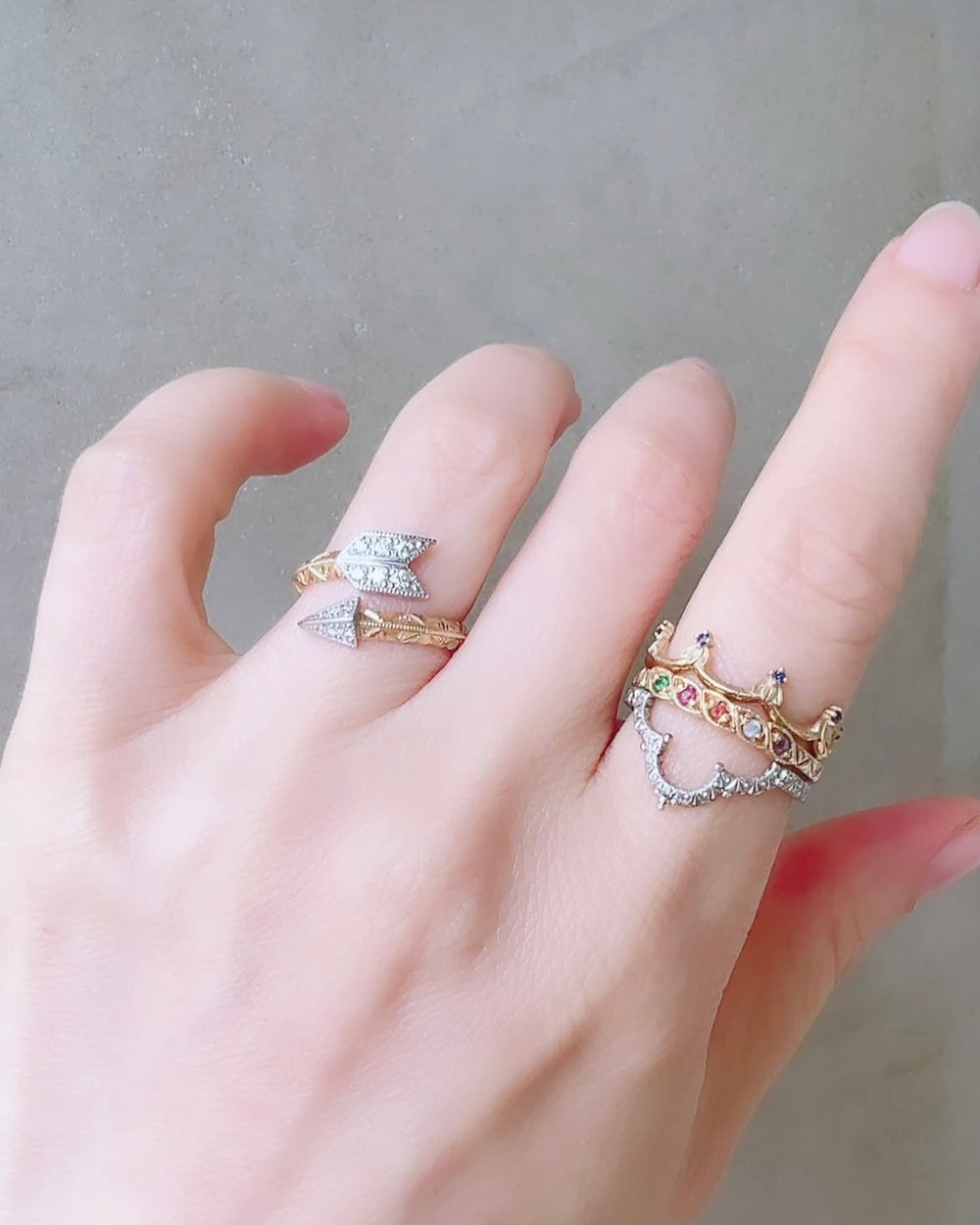 クアラントット　アモーレ　ピアス　セット　quarantotto ハート Grande amore – quarantotto