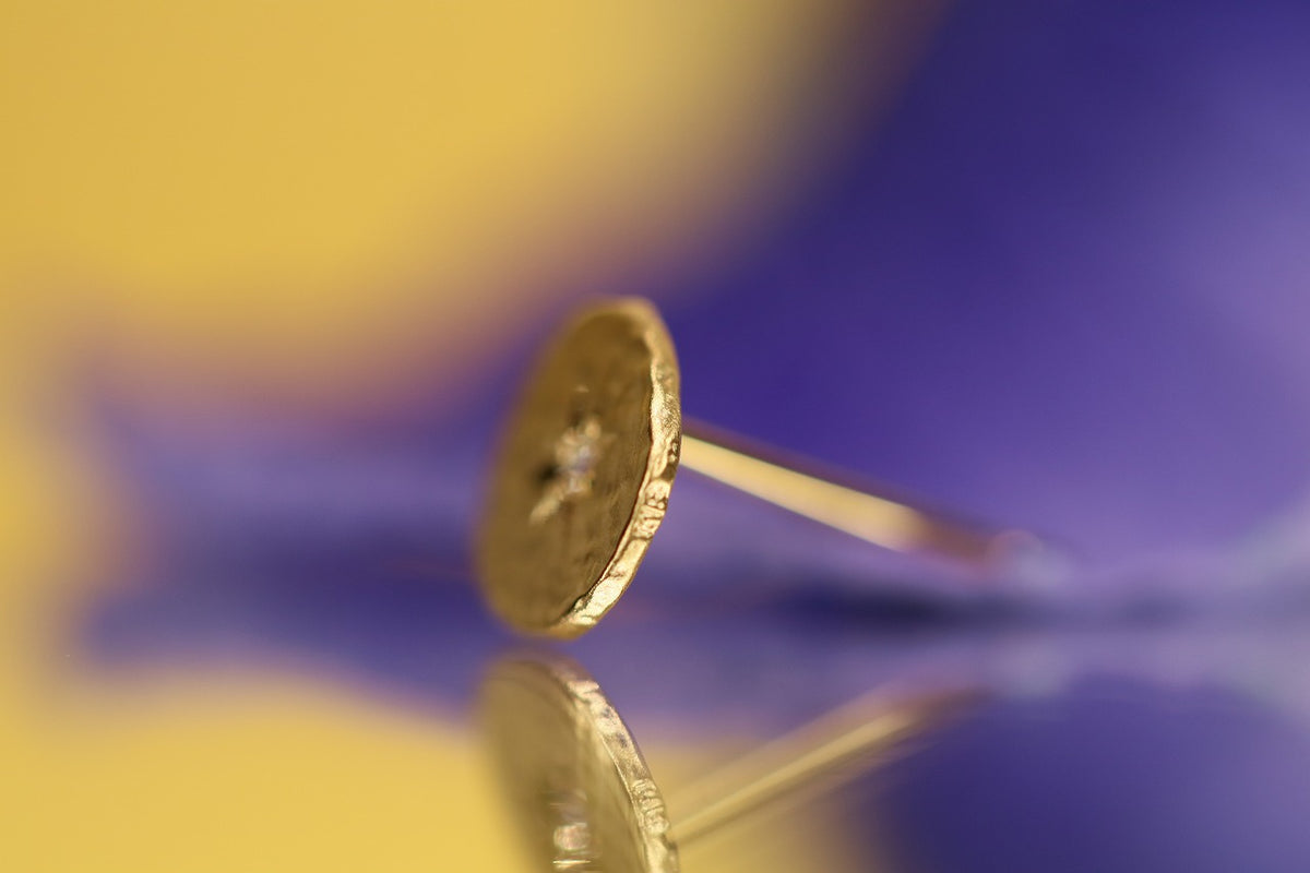 18K quarant'otto ノッテ ヌボローザ 両耳 保証書あり Notte nuvolosa